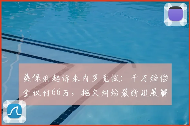 桑保利起诉米内罗竞技：千万赔偿金仅付66万，拖欠纠纷最新进展解析